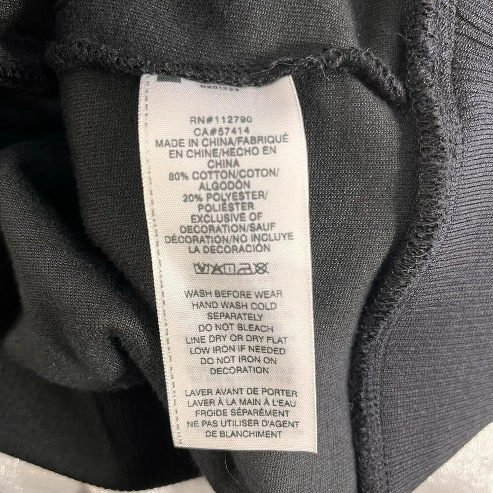 TRUE RELIGION Black Velour Track Jacket Streetwear Full-Zip Striped Men's Medium
